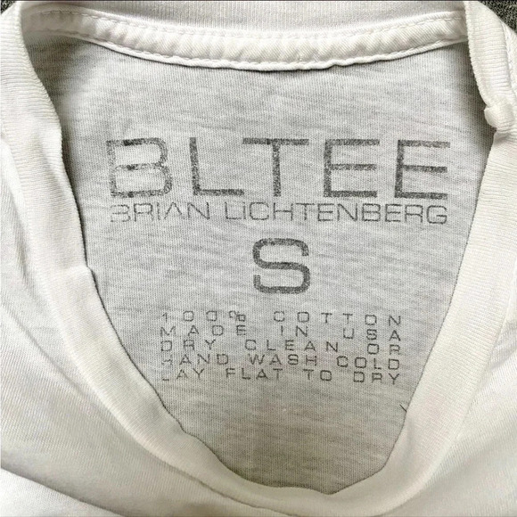 Brian Lichtenberg BLTEE FÉLINE MEOW Graphic Tee White Cotton Shirt Small - Picture 13 of 15